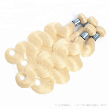 High Quality Cuticle Aligned Malaysian Virgin Human Hair,613 Virgin Hair Body Wave Hair Bundles